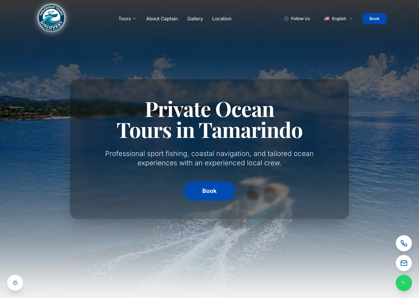 Tamarindo Tours Discovery website